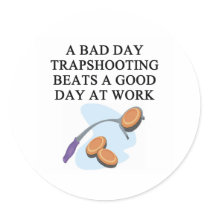 trap shooting fanatoc stickers by jimbuf trap shooting fanatoc stickers