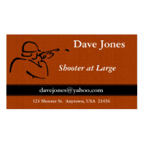Trap Shooting / Skeet Business Card business cards by cjcanet Trap Shooting / Skeet Business Card business cards