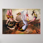 TRAPEZE ARTIST IN THE CIRCUS - VINTAGE POSTERS