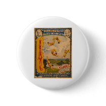 Trapeze artists Barnum & Bailey 1896 Button