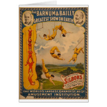 Trapeze artists Barnum & Bailey 1896 Cards