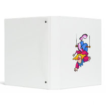 Trapeze Clown 3 Ring Binder