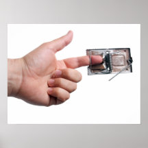Trapped finger poster