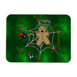 Trapped Gingerbread Rectangular Magnets