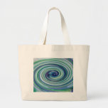 Trapped in a Wave Tote Bags