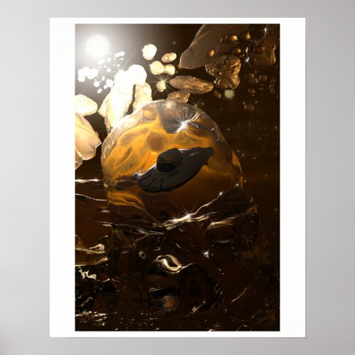 Trapped in Amber Poster print