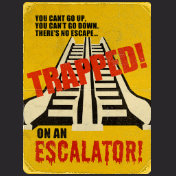 Trapped on an Escalator