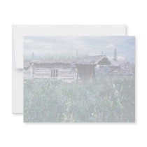 Trapper Cabin Along the Banks of the Coleen River Invites