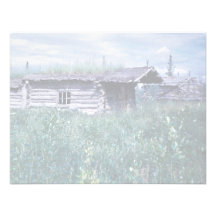 Trapper Cabin Along the Banks of the Coleen River Invites