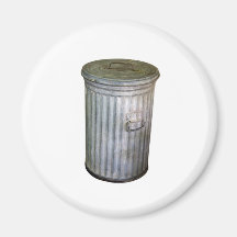 trash bin refrigerator magnet