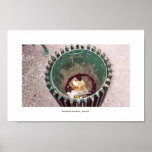 Trash Can at Mirabell Gardens Print