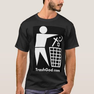 Trash God (white on black) shirt
