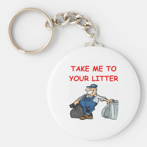 TRASH man Keychain
