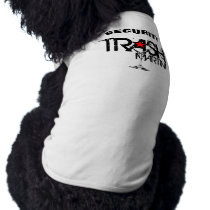 TRASH Martini Security Doggie Ribbed Tank Top pet clothing by atomicgent TRASH Martini Security Doggie Ribbed Tank Top pet clothing
