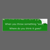 Trash Sticker bumper stickers