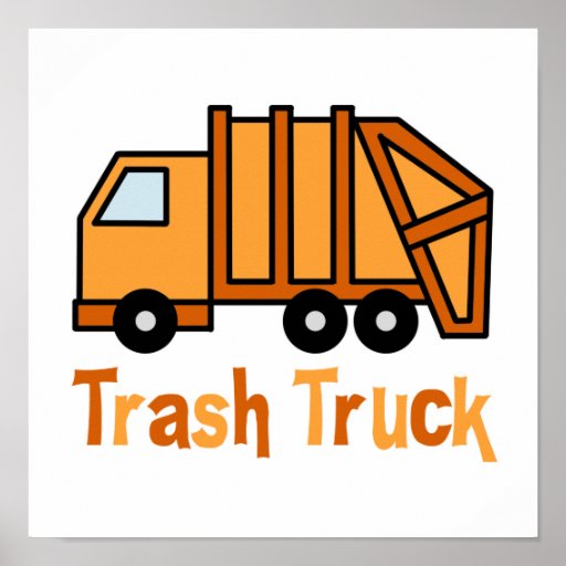 Trash Truck Posters