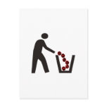 Trashing Cancer Post Cards