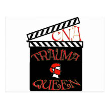 TRAUMA KING / QUEEN NURSE CNA FUNNY GIFTS POST CARD