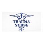 trauma nurse photo greeting card