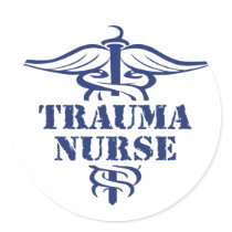 trauma nurse stickers