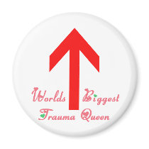 Trauma Queen magnets