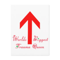 Trauma Queen postcards