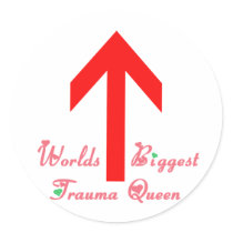 Trauma Queen stickers
