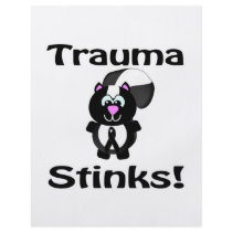 Trauma Stinks Skunk Awareness Design Full Color Flyer