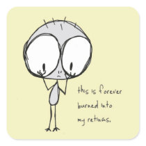 traumatized - sticker stickers
