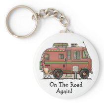 Travco Motor Home Camper RV Keychain