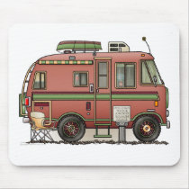 Travco Motor Home Camper RV mousepads by art1st Travco Motor Home Camper RV mousepads