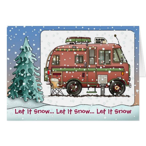 Travco RV Camper Holiday Cards | Zazzle