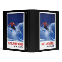 Travel A New World See The USA 3 Ring Binders