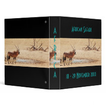 Travel Africa wildlife safari binders by Rowood Travel Africa wildlife safari binders