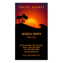 Travel Agency business card