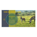 Travel agents, game lodges, hunting farms, safari photo card