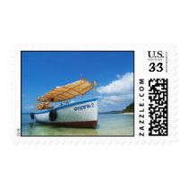 travel boat postage stamps