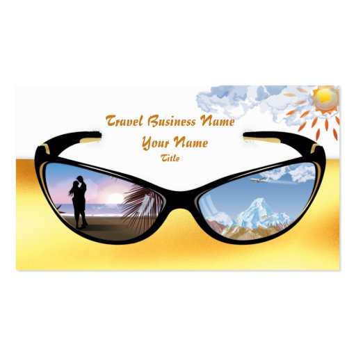 Travel Business Business Card (front side)