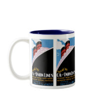 Travel by CA and Union Lines Coffee Mugs