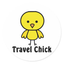 Travel Chick stickers