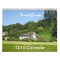 Travel Europe calendars