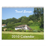 Travel Europe Wall Calendar