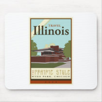 Travel Illinois Mouse Pad