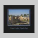 Travel Israel Wrapped Canvas Print canvas prints