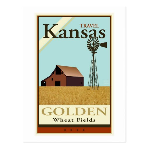 Travel Kansas Postcards