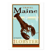 Travel Maine Postcard