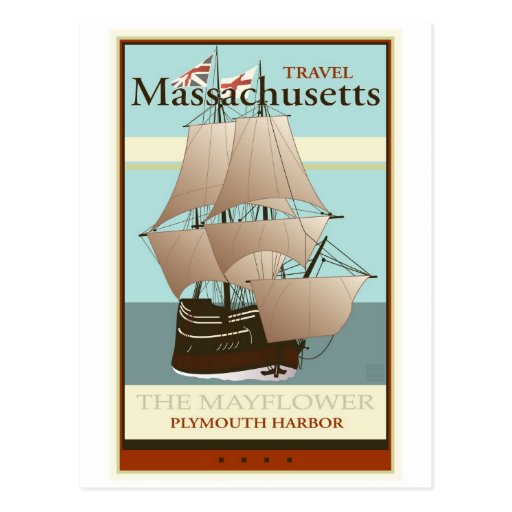 Travel Massachusetts Postcards