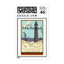 Travel Michigan Postage Stamp