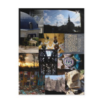 Travel Montage postcards