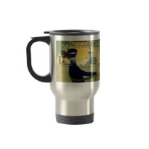 Travel Mug: Art Nouveau - Privat Livemont by VintageCabaret Travel Mug: Art Nouveau - Privat Livemont